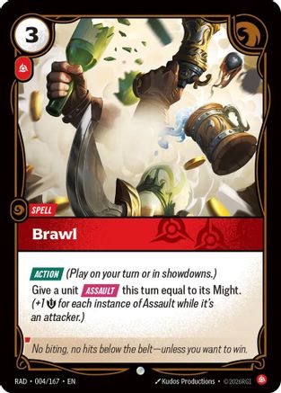 Brawl (004/167) - Radiance