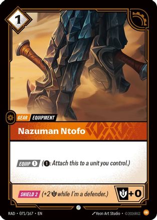 Nazuman Ntofo (071/167) - Radiance