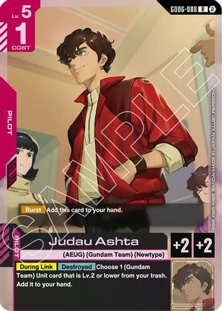 Judau Ashta (GD06-088) - Stardust Trails Holofoil