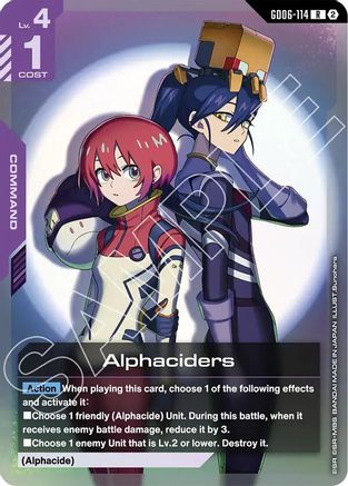 Alphaciders (GD06-114) - Stardust Trails Holofoil