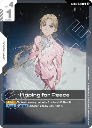 Hoping for Peace (GD06-120) - Stardust Trails