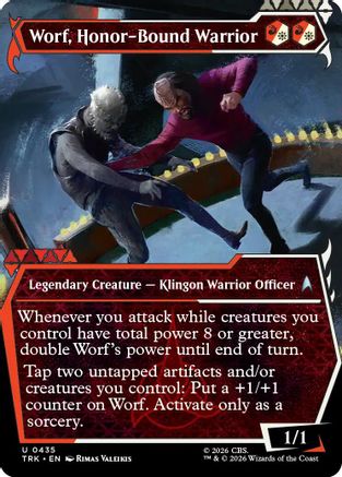 Worf, Honor-Bound Warrior (Showcase) (0435) (TRK-435) - Star Trek Foil