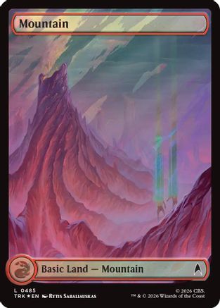 Mountain (0485) (Surge Foil) (TRK-485) - Star Trek Foil