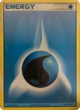 Water Energy (2005 No E Reader) /109) Deck Exclusives - Common