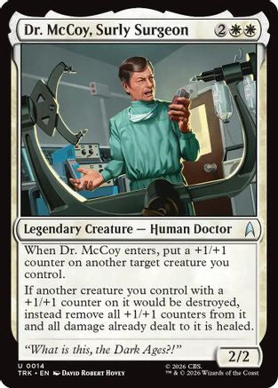 Dr. McCoy, Surly Surgeon (TRK-014) - Star Trek