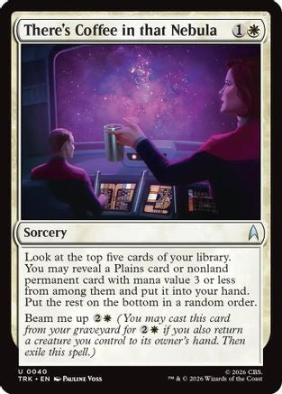 There's Coffee in that Nebula (TRK-040) - Star Trek Foil