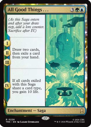 All Good Things . . . (TRK-226) - Star Trek Foil