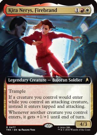 Kira Nerys, Firebrand (Extended Art) (TRK-477) - Star Trek Foil