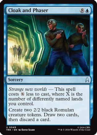 Cloak and Phaser (TRK-049) - Star Trek