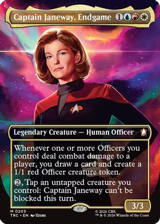 Captain Janeway, Endgame (Borderless) (TRC-205) - Commander: Star Trek