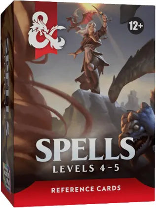 D&D Reference Cards: Spell Levels 4-5