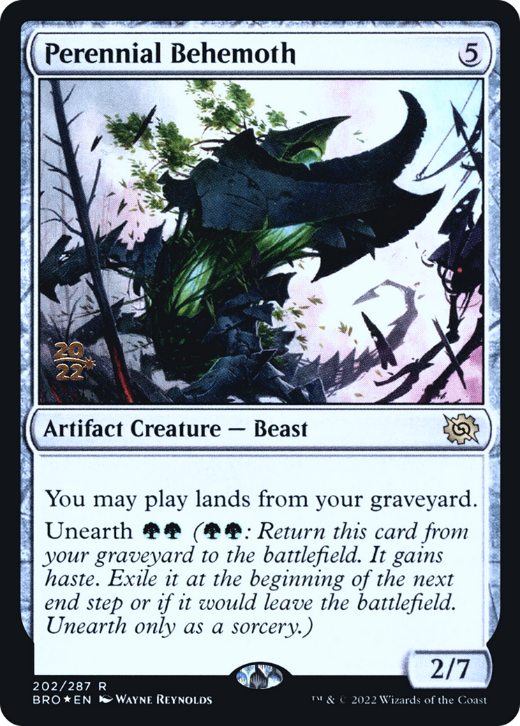 Perennial Behemoth [The Brothers' War Prerelease Promos]