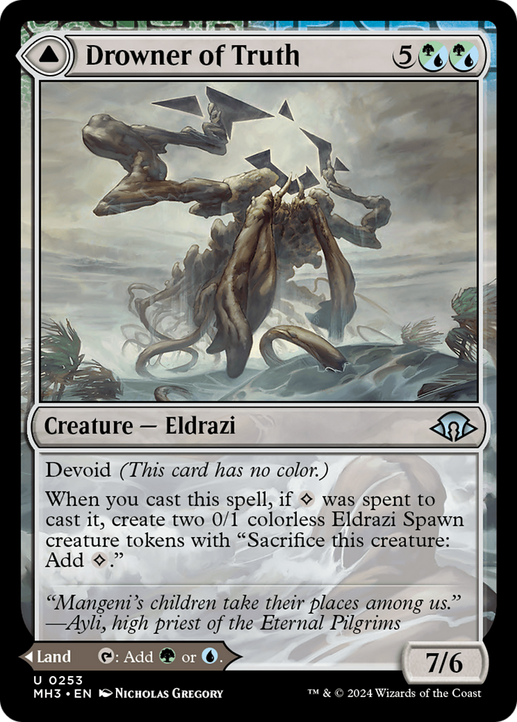 Drowner of Truth // Drowned Jungle [Modern Horizons 3]