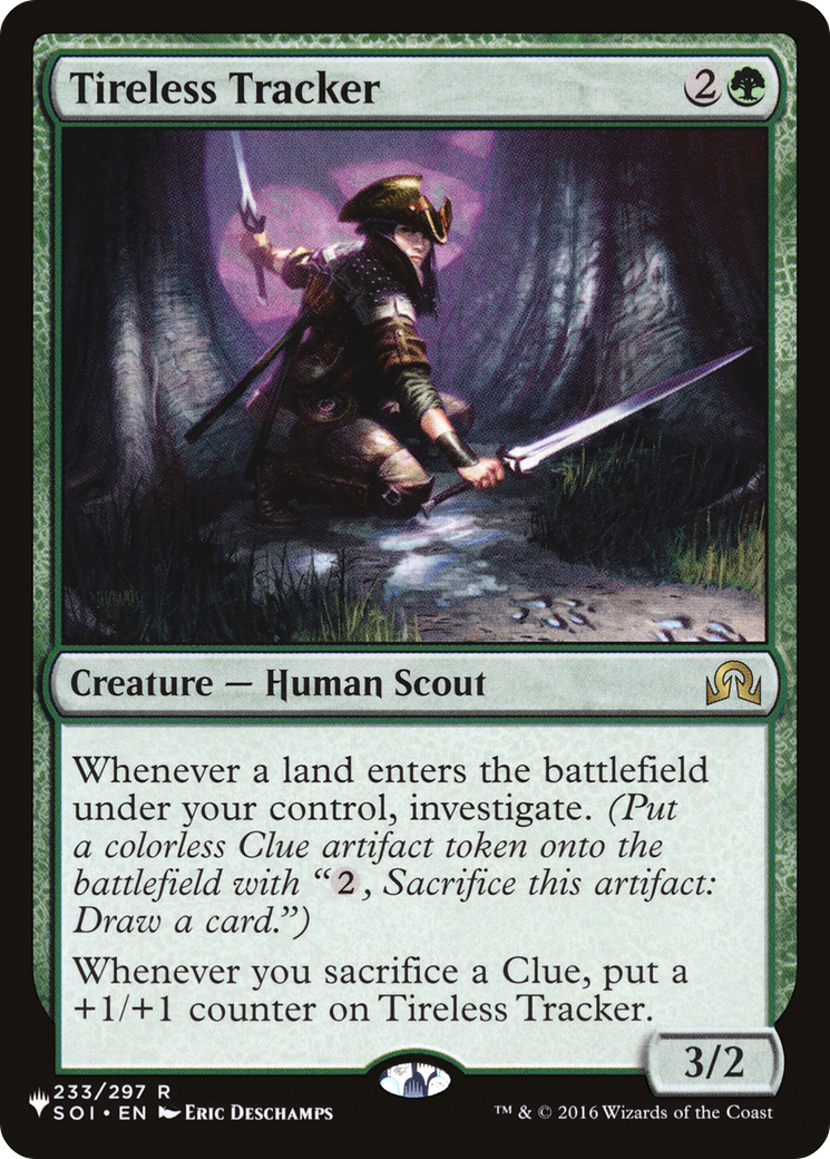 Tireless Tracker (PLST-SOI-233) - The List