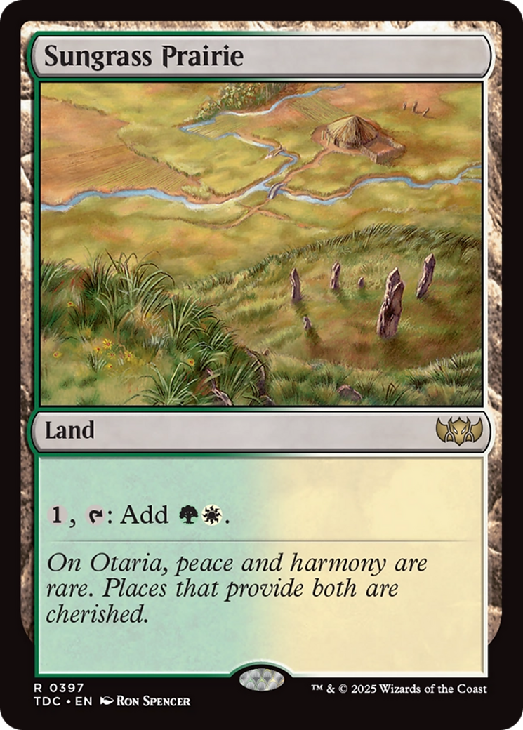 Sungrass Prairie [Tarkir: Dragonstorm Commander]
