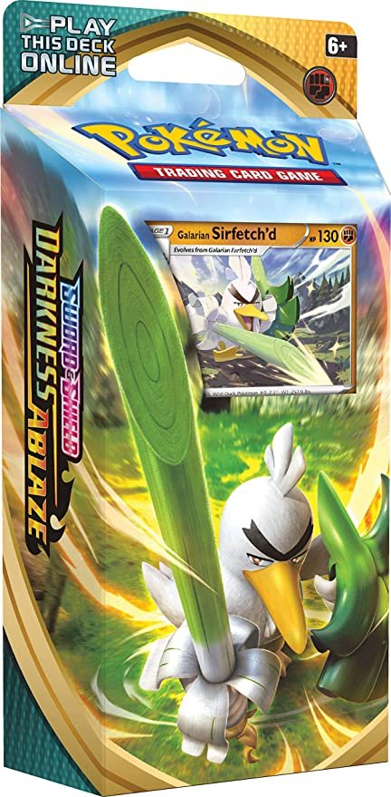Pokemon Sword & Shield Darkness Ablaze Galarian Sirfetch'd Theme Deck