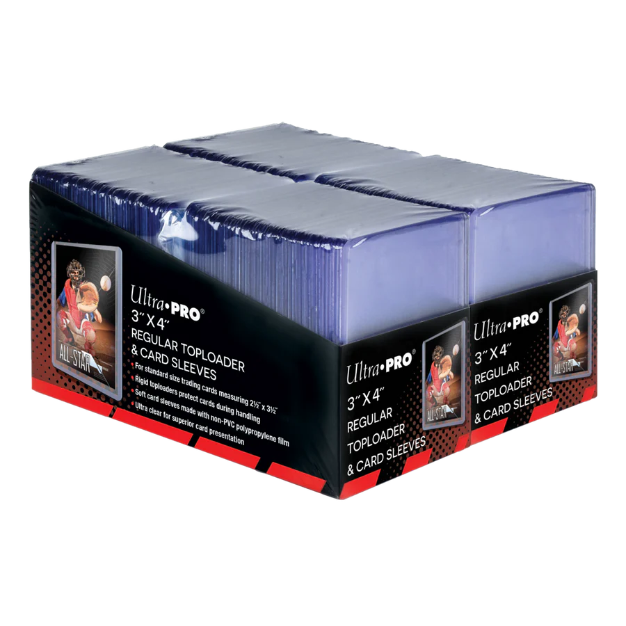 Ultra PRO: 3" x 4" Clear Regular Toploaders and Soft Sleeves Bundle (200ct)