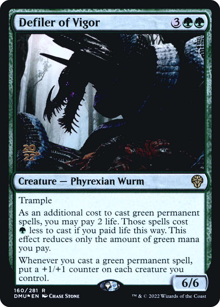 Defiler of Vigor [Dominaria United Prerelease Promos]