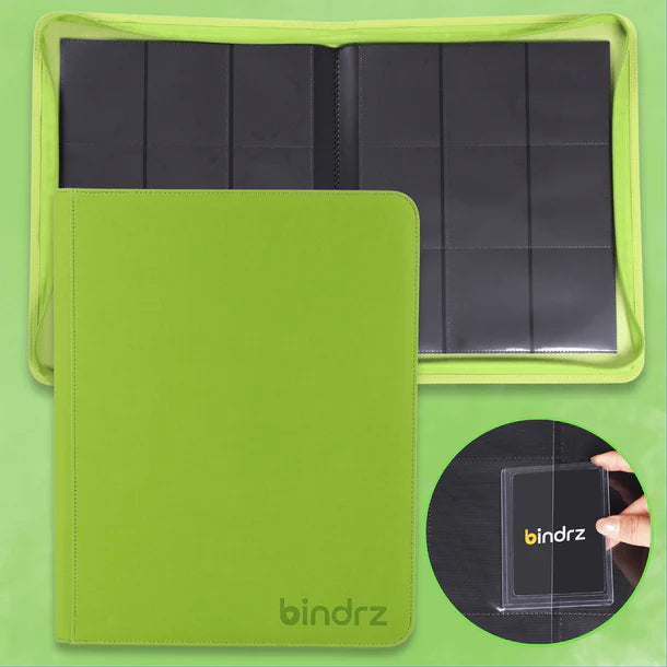Bindrz: 9-pocket 252 Top Loader Binder (Grass)