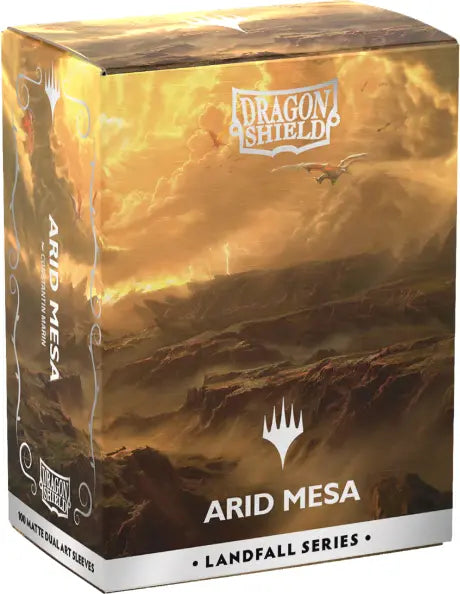 Dragon Shield Art Sleeves: Magic the Gathering Landfall Series - Arid Mesa