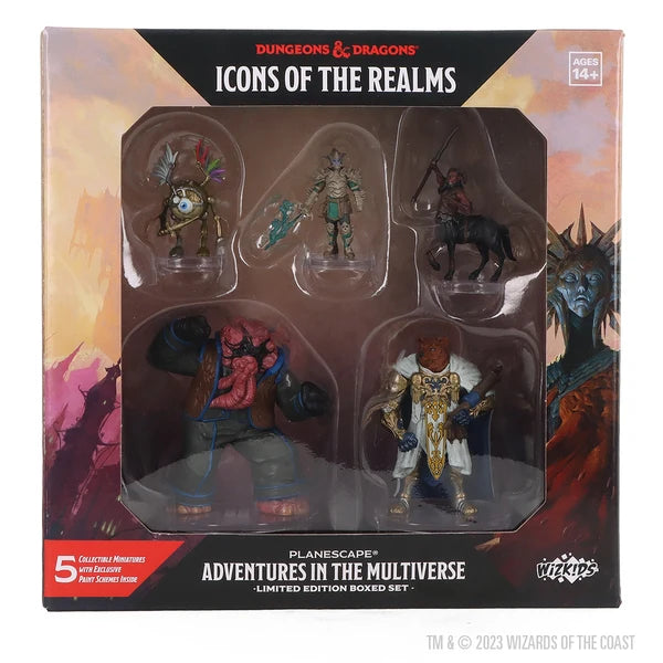 Dungeons & Dragons Miniatures: Icons of the Realms - Planescape - Adventures in the Multiverse - Limited Edition Boxed Set