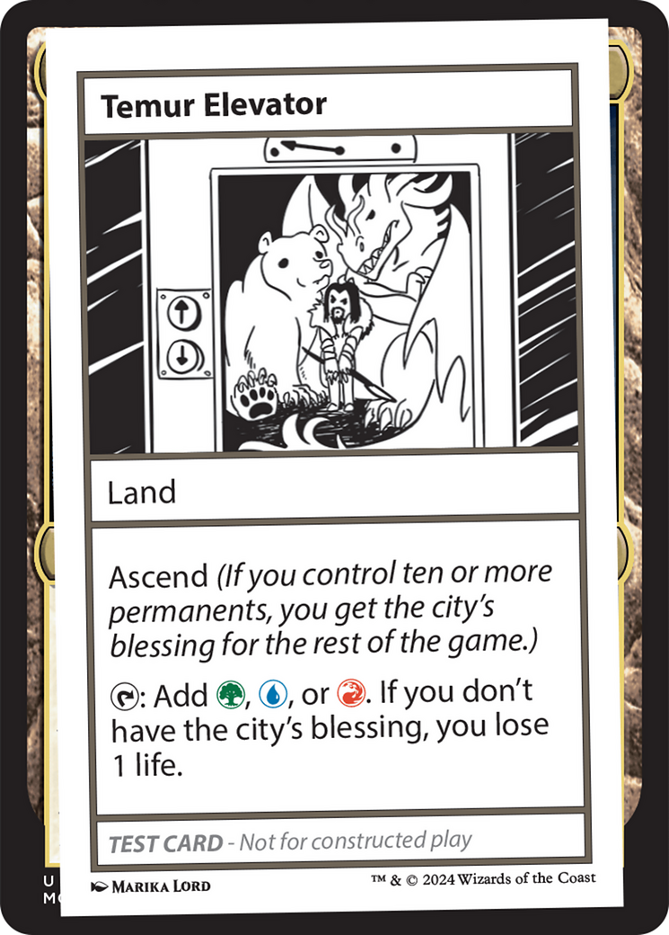 Temur Elevator (MB2PC-619) - Mystery Booster 2