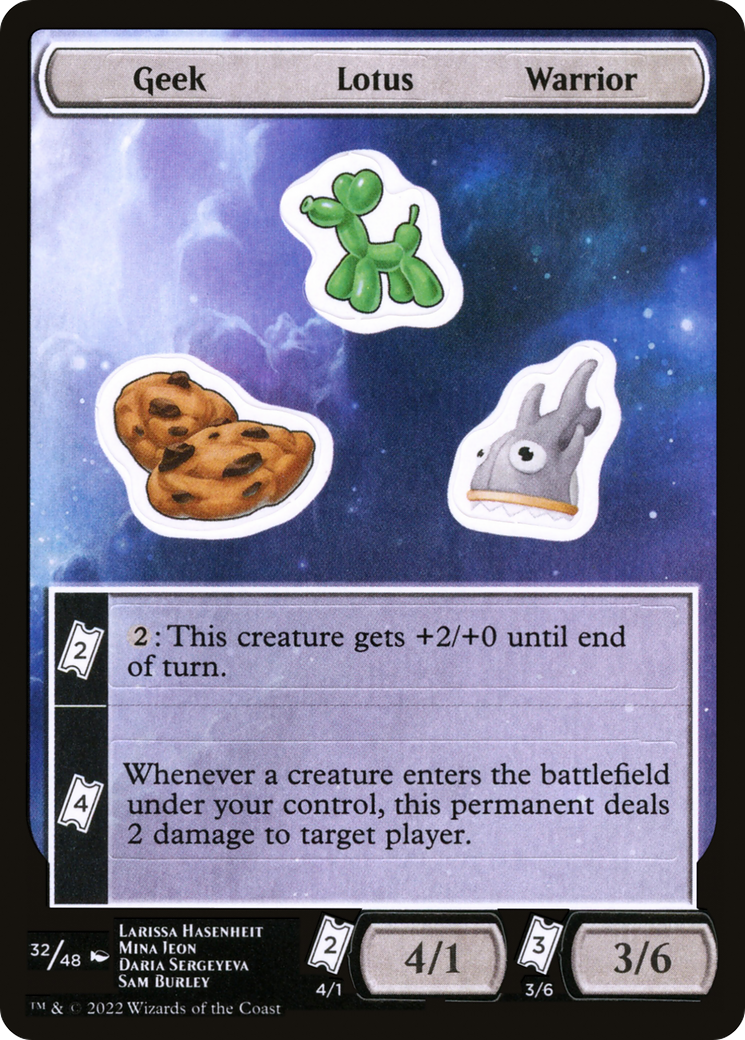 Geek Lotus Warrior [Unfinity Stickers]