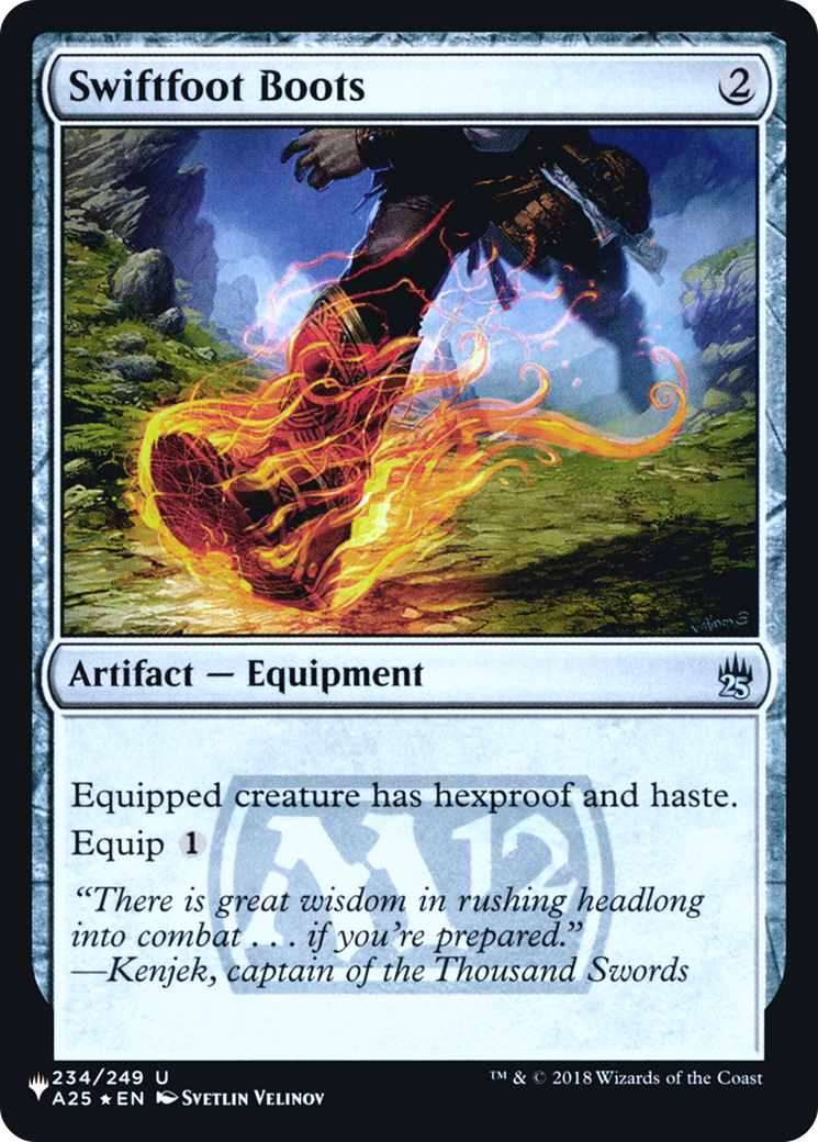 Swiftfoot Boots (A25) (PLST-A25-234) - The List Foil