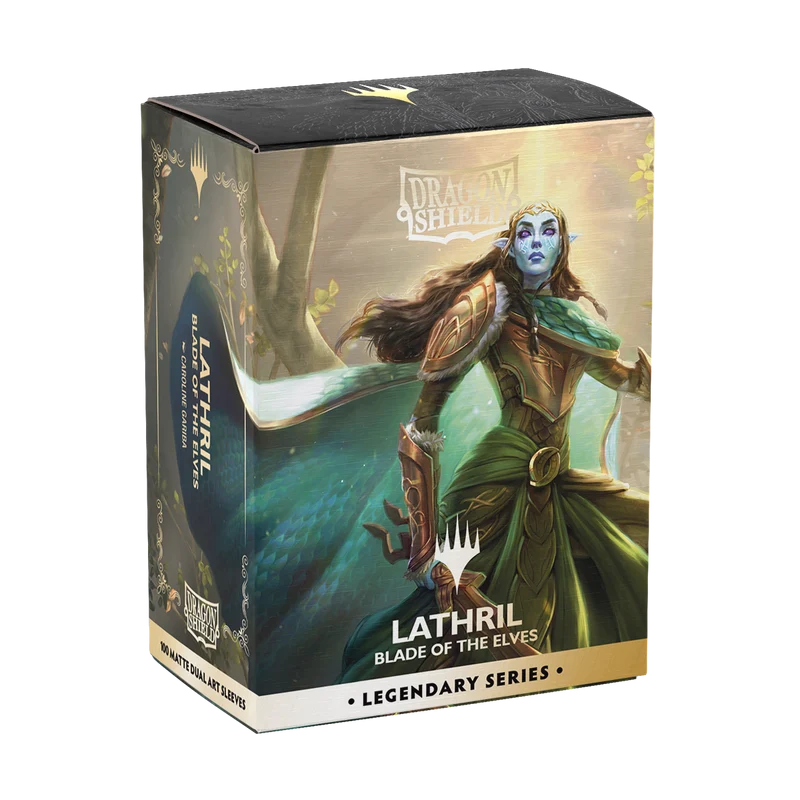 Dragon Shield Legendary Art Sleeves: Matte Dual - Lathril, Blade of Elves