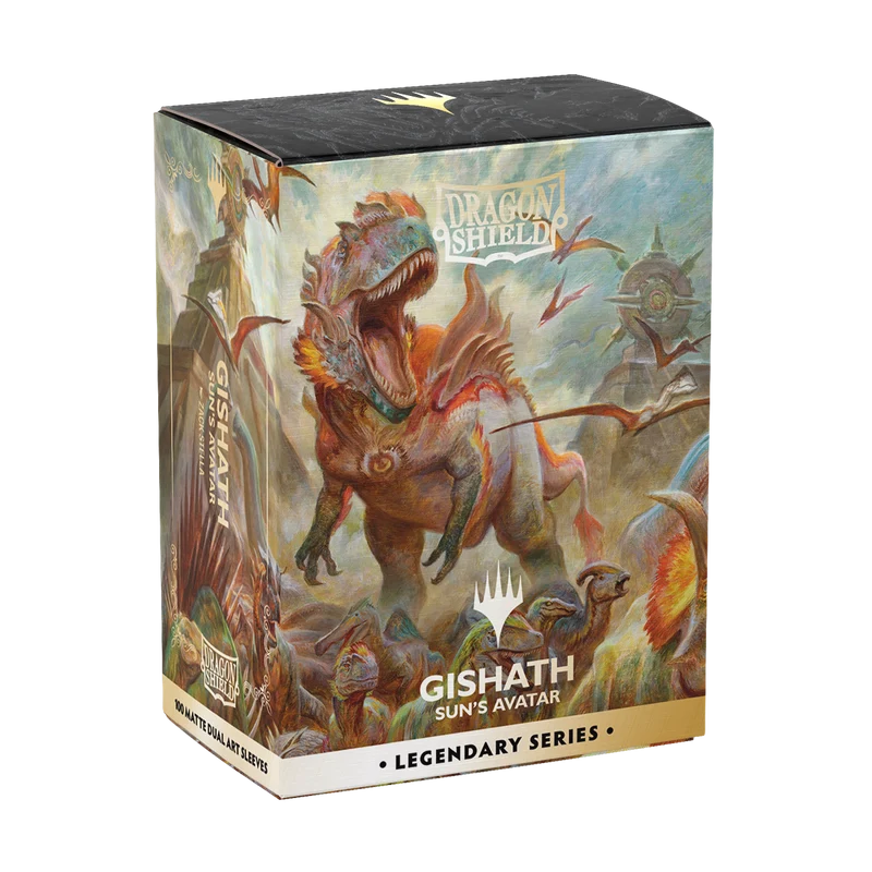 Dragon Shield Legendary Art Sleeves: Matte Dual - Gishath, Sun's Avatar