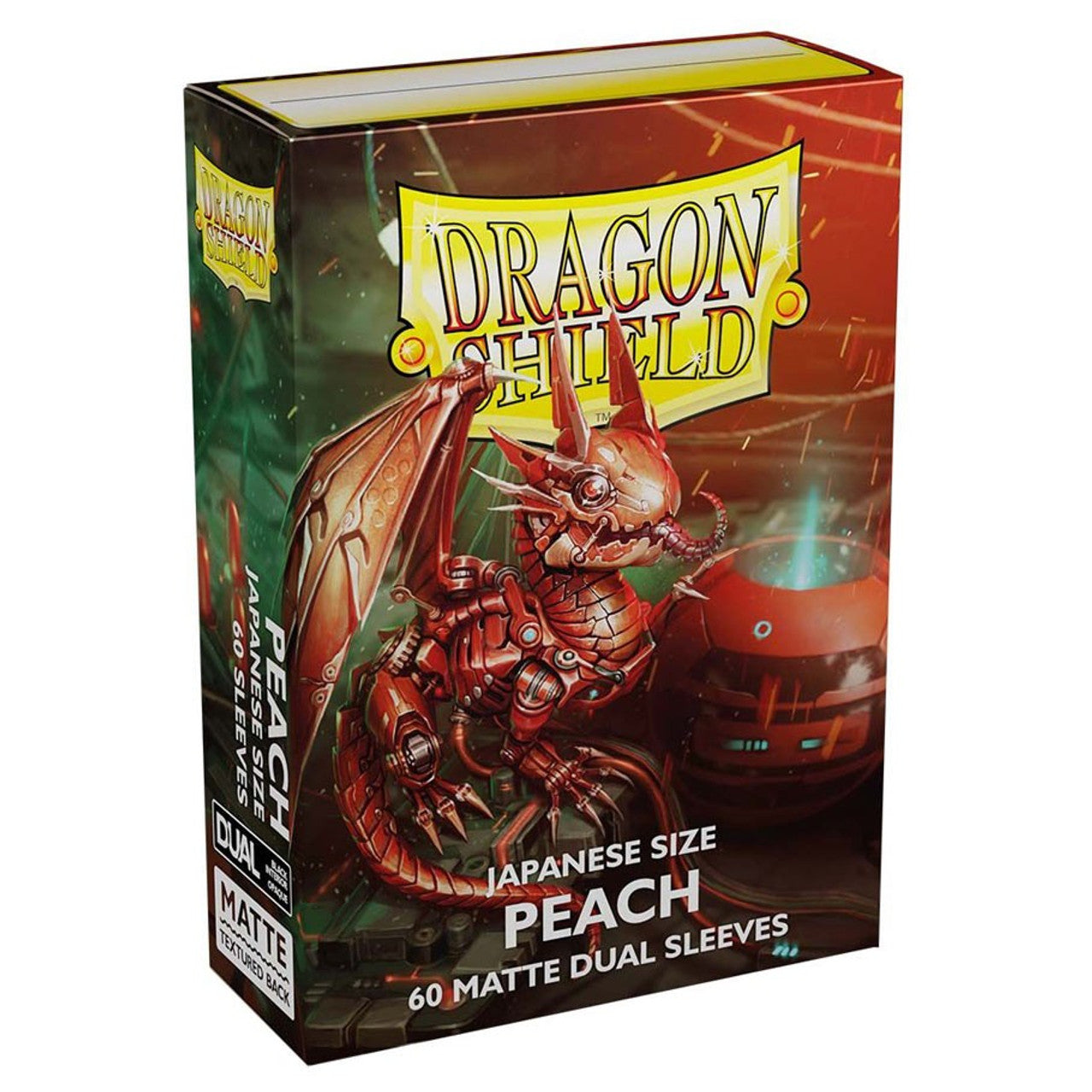 Dragon Shield Sleeves Japanese Size - Peach Dual Matte (60)