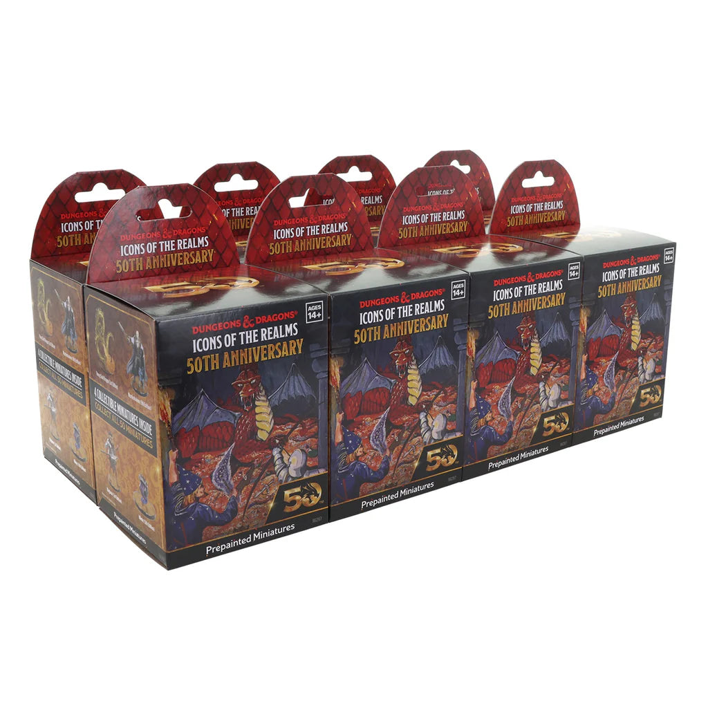 D&D Icons of the Realms: 50th Anniversary - Booster Brick (8 ct.)