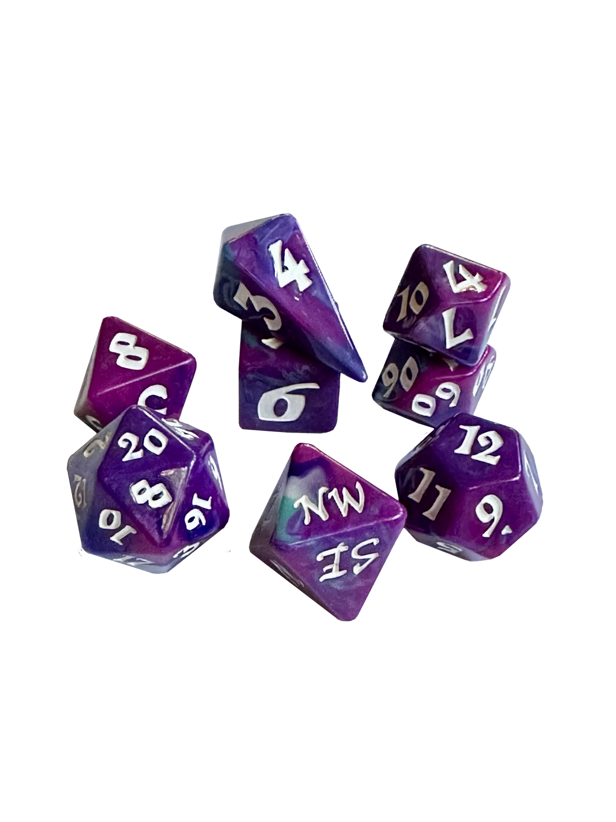 Black Oak Workshop: Expeditions 8 Dice Set - Darkshard
