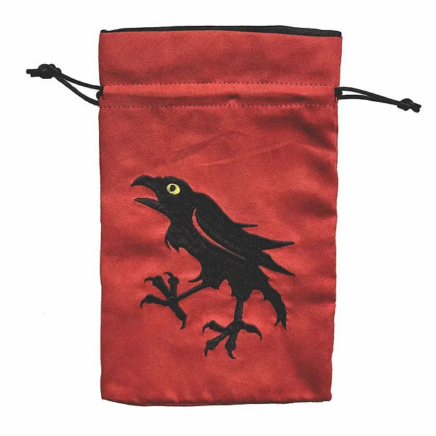 Black Oak Workshop Dice Bag: Red Raven