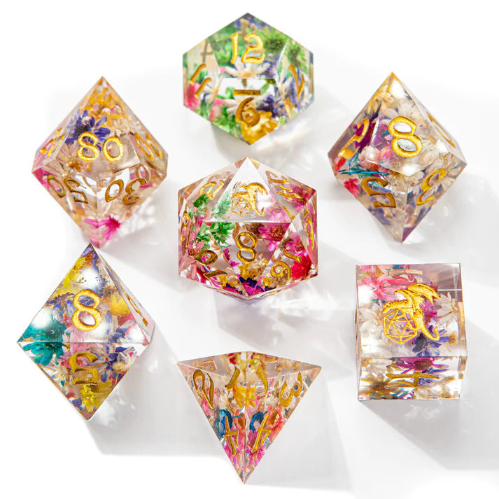 Hymgho Sharp Edge Resin Dice: Essence of Spring