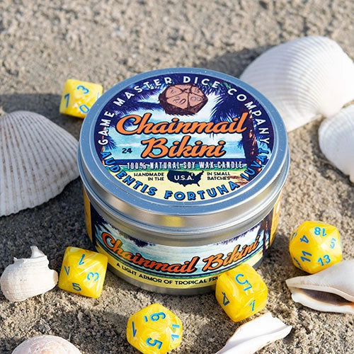 Game Master Dice Candle - Chainmail Bikini (8 oz.)