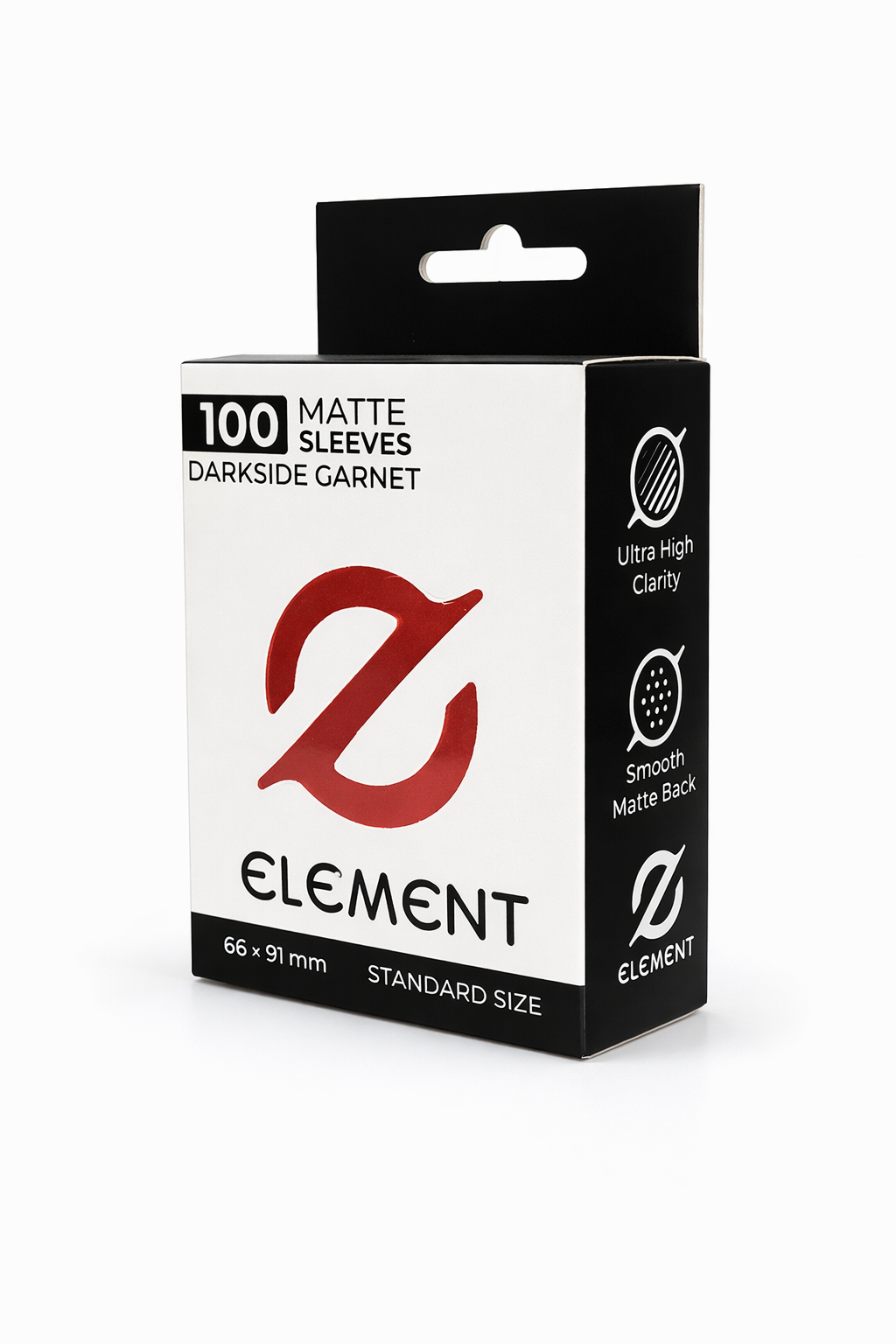 Element Sleeves: Darkside Garnet (100 count)