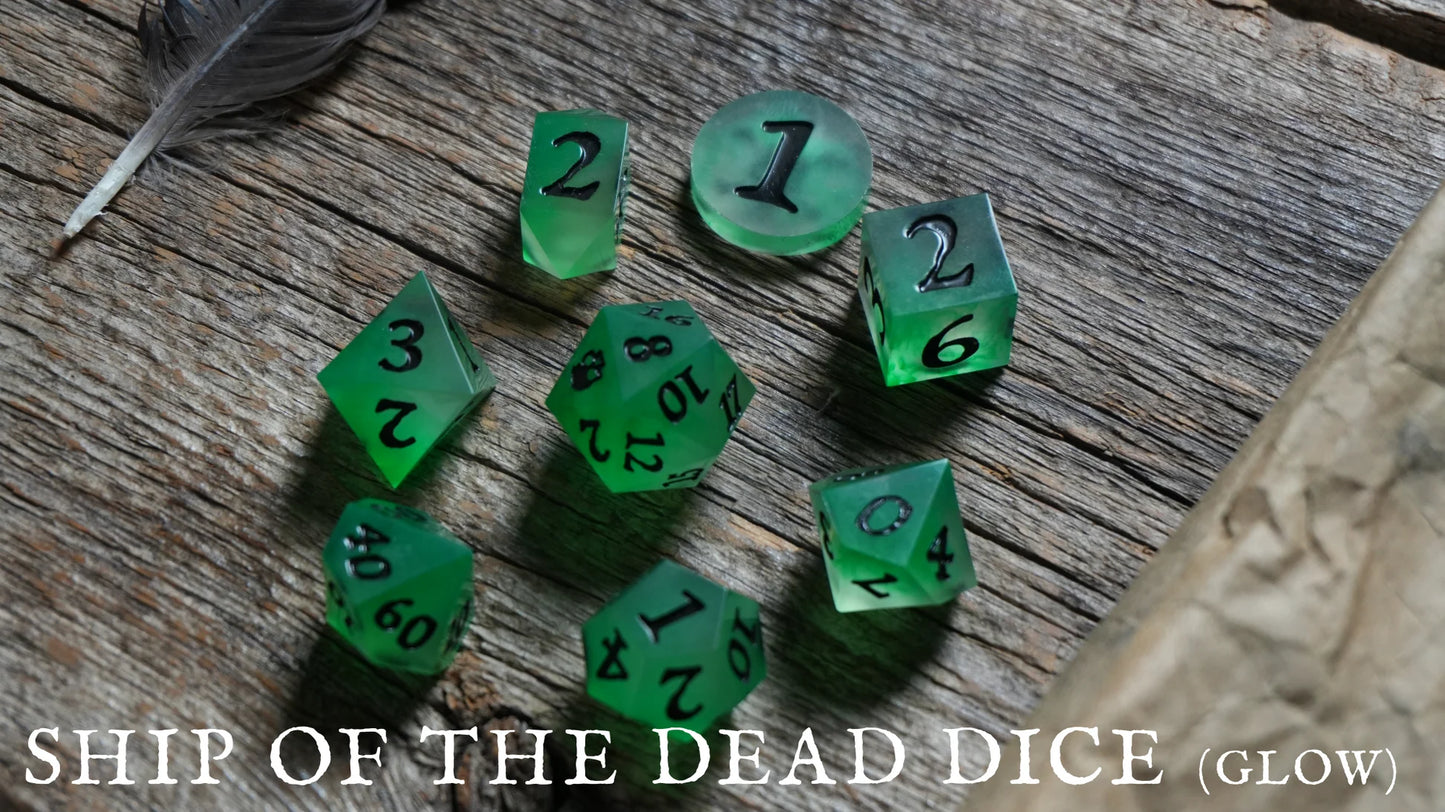 Pirate Borg: Resin Dice - Ship of the Dead Dice