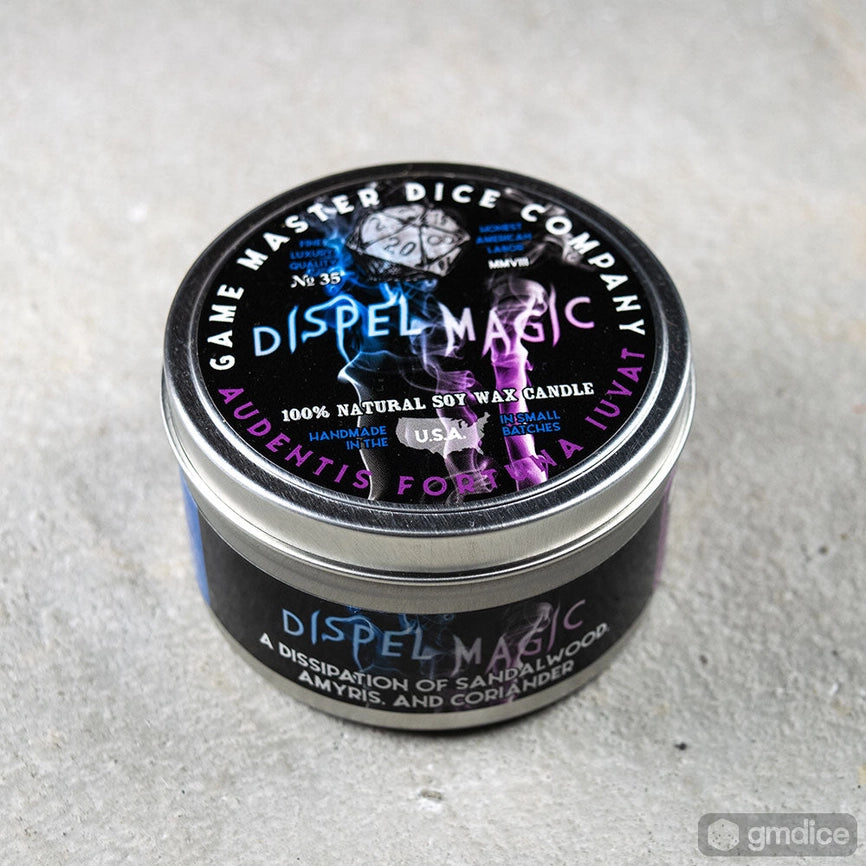 Game Master Dice Candle - Dispel Magic (8 oz.)