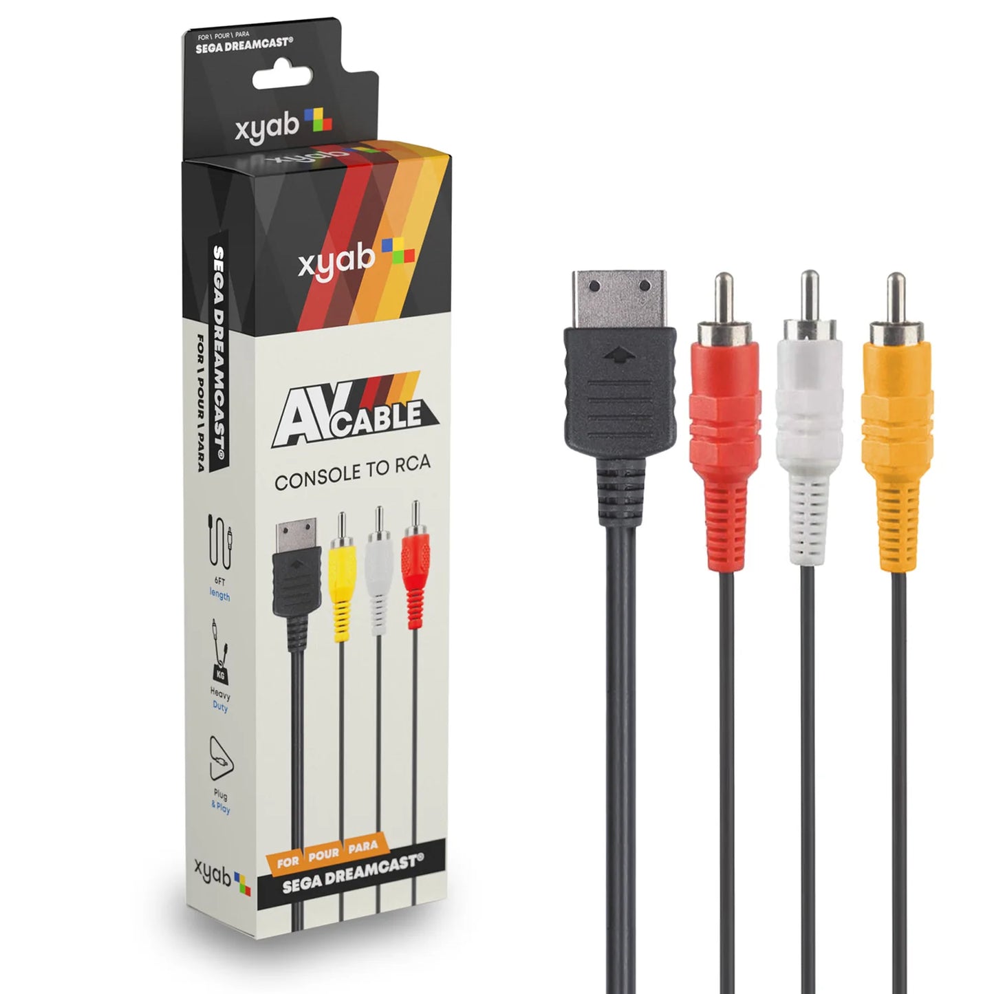 XYAB Dreamcast AV Composite Cable