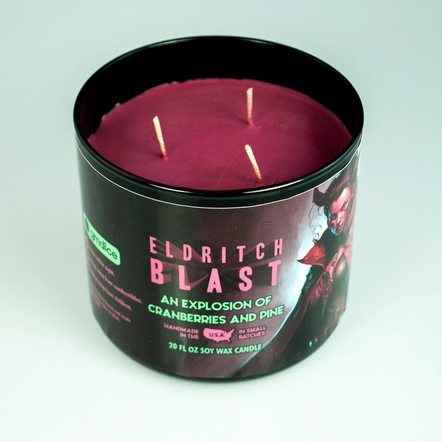 Game Master Dice Candle - Eldritch Blast (20 oz.)