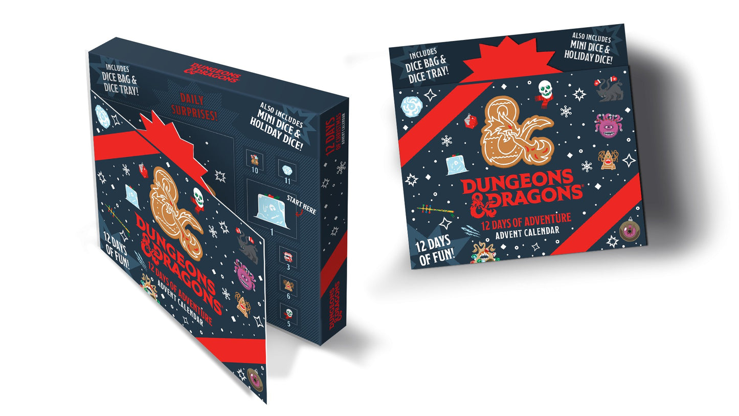 FanRoll: Dice Advent Calendar - D&D 12 Dice of Adventure