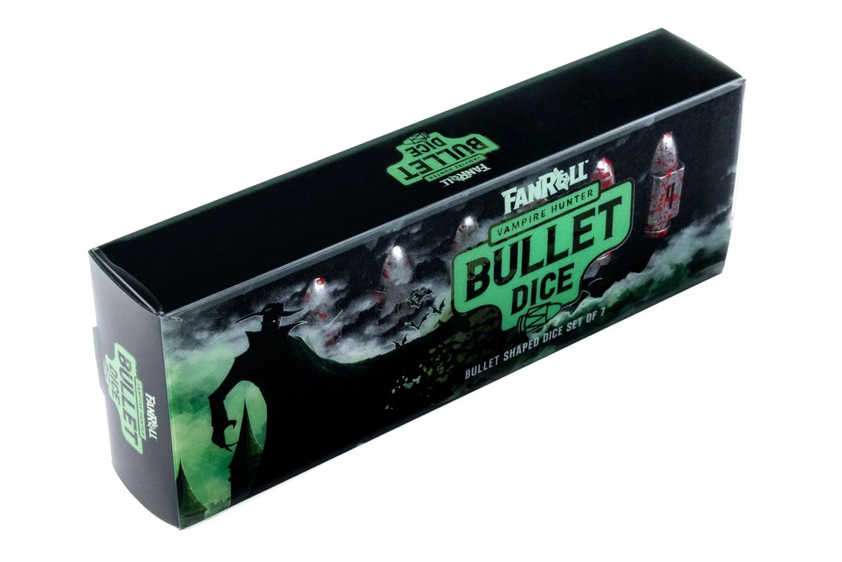 FanRoll Bullet 7 Dice Set: Vampire