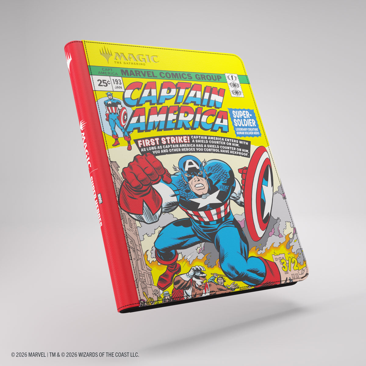 Gamegenic 18-Pocket Zip-Up Album: Magic: The Gathering - Captain America/Black Panther
