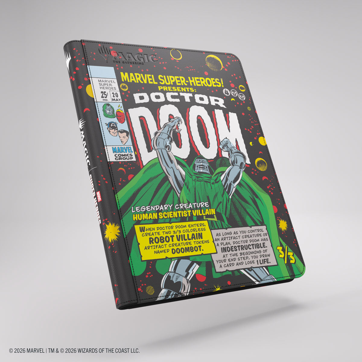Gamegenic 18-Pocket Zip-Up Album: Magic: The Gathering - Doctor Doom