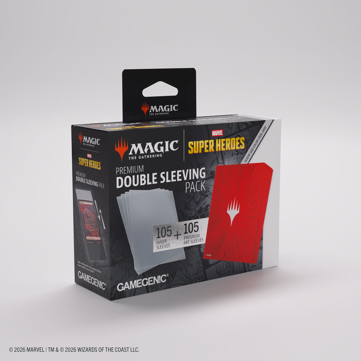 Gamegenic Premium Double Sleeving Pack: Magic: The Gathering - Marvel Super Heroes