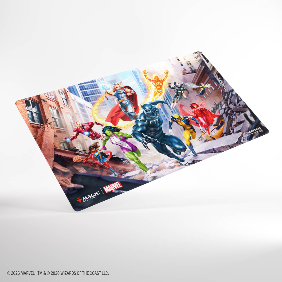 Gamegenic Shiny Playmat: Magic: The Gathering - Marvel Super Heroes