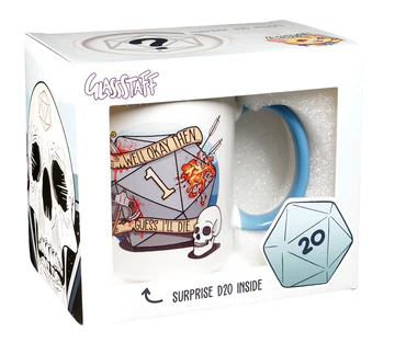 GlassStaff D20 Scene Coffee Mug with Surprise D20 (Copy)