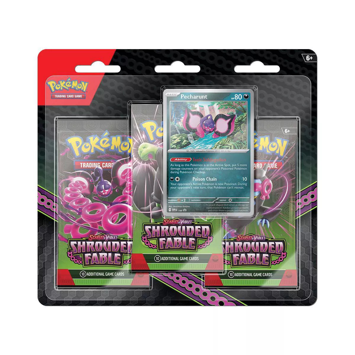 Pokemon Scarlet & Violet Shrouded Fable 3 Blister Pack