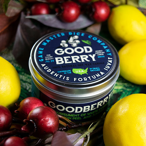 Game Master Dice Candle - Goodberry (8 oz.)